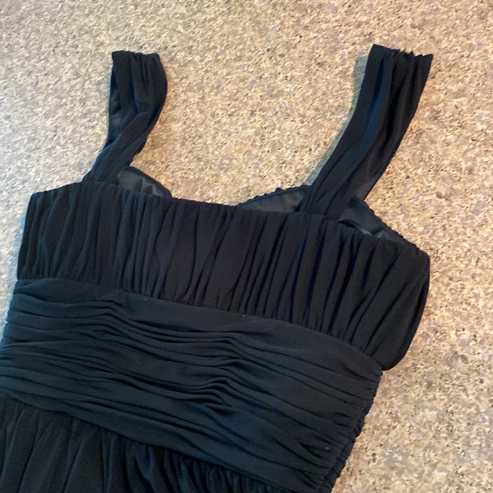 Tahari Black Lined Cocktail Dress 2 - Picture 7 of 15